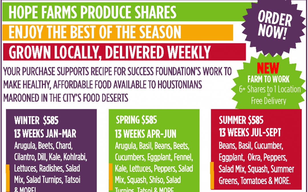 Order Your Farm Share