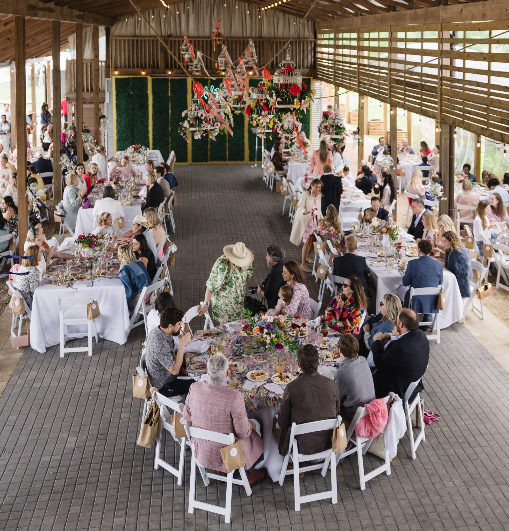 Recipe for Success Foundation, Fashion In The Field April 21, 2024 Guests in The United Healthcare Gathering Barn at Hope Farms (1)-2