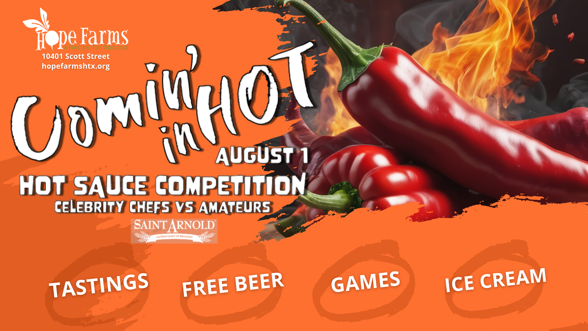 Comin in Hot Hot Sauce Competition